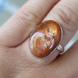 Size 8 Sunstone ring